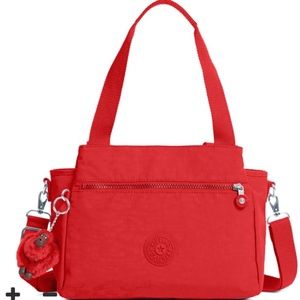 NWT Kipling Elysia Handbag Bag Cherry Red